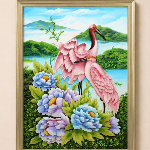 BLOSSOMS OF SERENITY - FLAMINGO 1