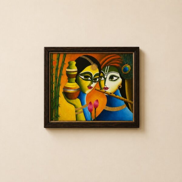 Radha Krishna Canvas painting
