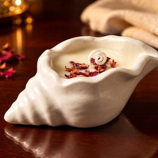 Ceramic Counch Candle